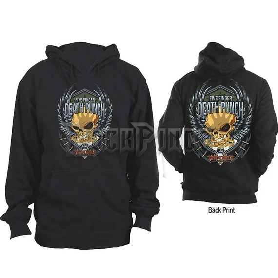 FIVE FINGER DEATH PUNCH - TROUBLE - unisex kapucnis pulóver - FFDPHOOD03MB
