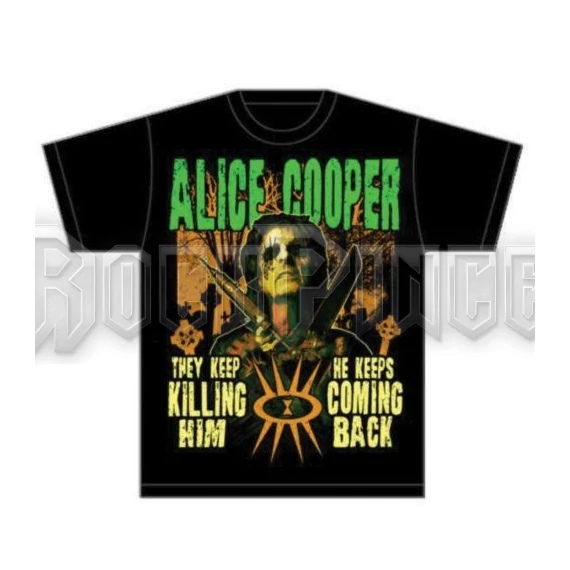Alice Cooper - Graveyard - Unisex Póló - ACTEE05MB