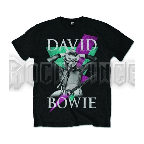 David Bowie - Thunder - Unisex Póló - BOWTS08MB
