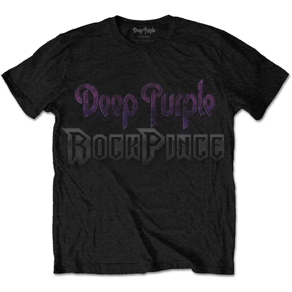 Deep Purple - Vintage Logo - Unisex Póló - DPTS01MB