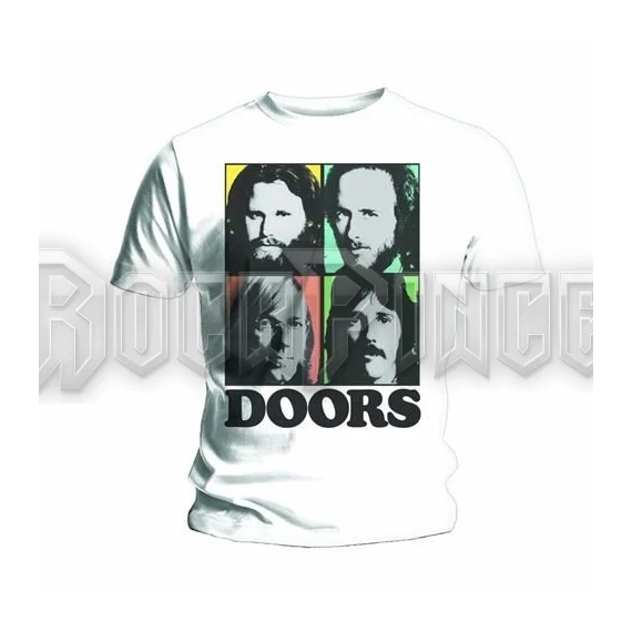 The Doors - Colour Box - Unisex Póló - DOTS03MW