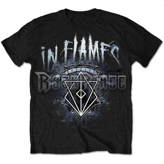 In Flames - Battles Crest - unisex póló - INFLATS06MB - TDM