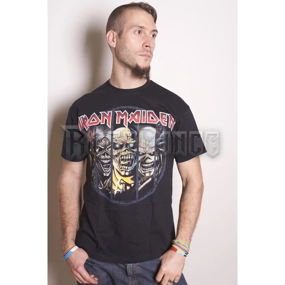 Iron Maiden - Eddie Evolution - Unisex Póló - IMTEE02MB