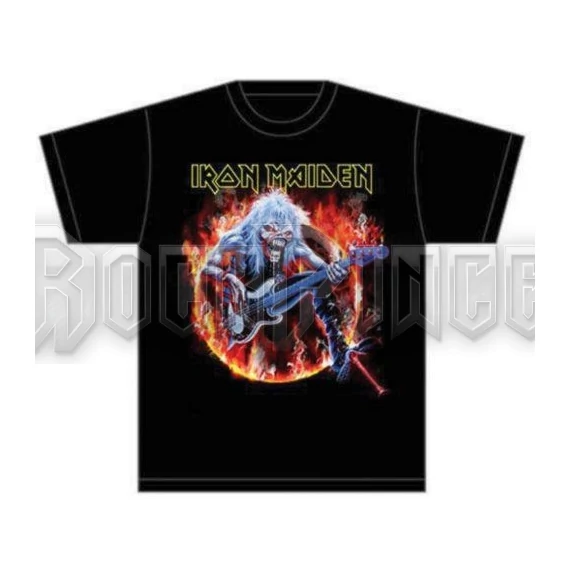 Iron Maiden - Fear Live Flames - Unisex Póló - IMTEE07MB
