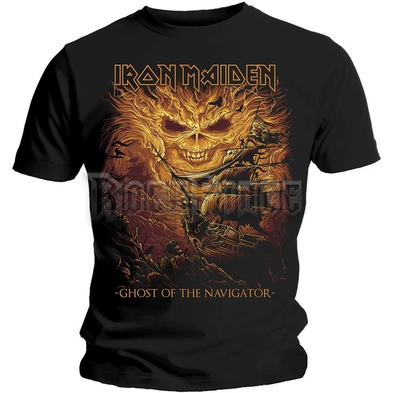 Iron Maiden - Ghost of the Navigator - unisex póló - IMTEE56MB