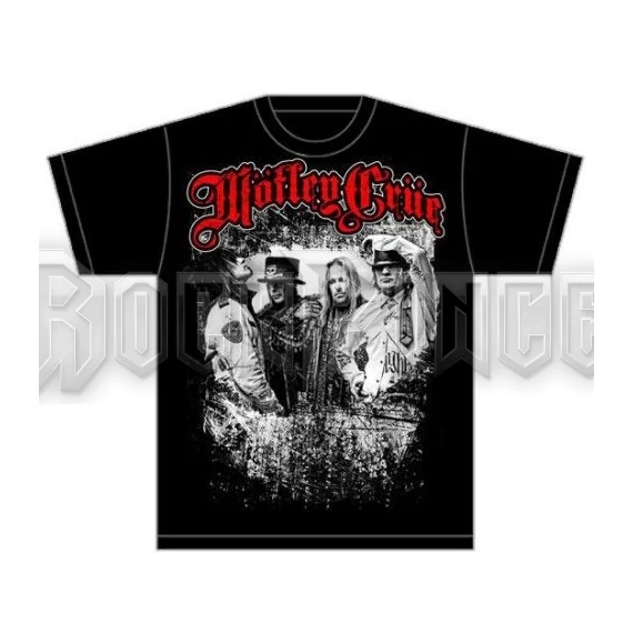 Mötley Crüe - Greatest Hits Band Shot - unisex póló - MOTTEE06MB