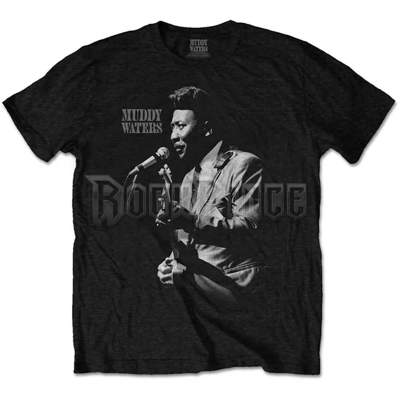 Muddy Waters - Muddy Live - unisex póló - MUDDTS03MB