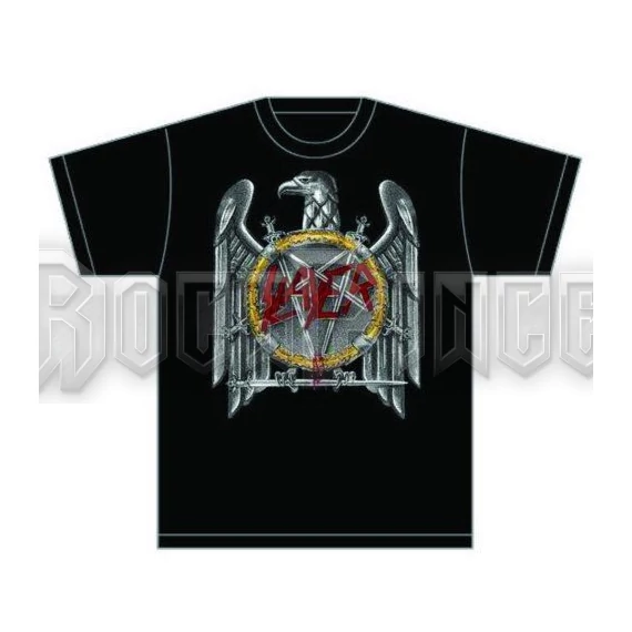 Slayer - Silver Eagle - Unisex Póló - SLAYTEE02MB