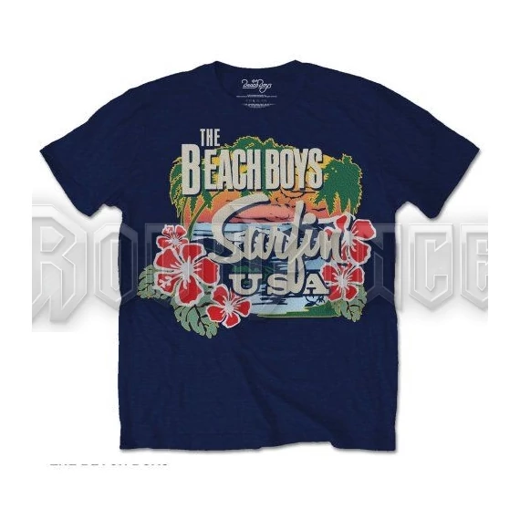 The Beach Boys - Surfin USA Tropical - Unisex Póló - BBTS03MN