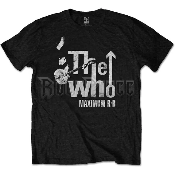 The Who - Maximum R&B - Unisex Póló - WHOTEE25MB