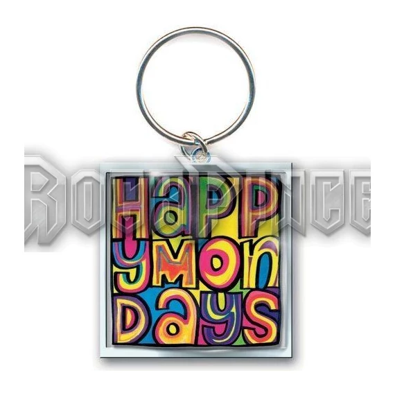 Happy Mondays - Dayglo Logo - kulcstartó - HAPPYKEY01