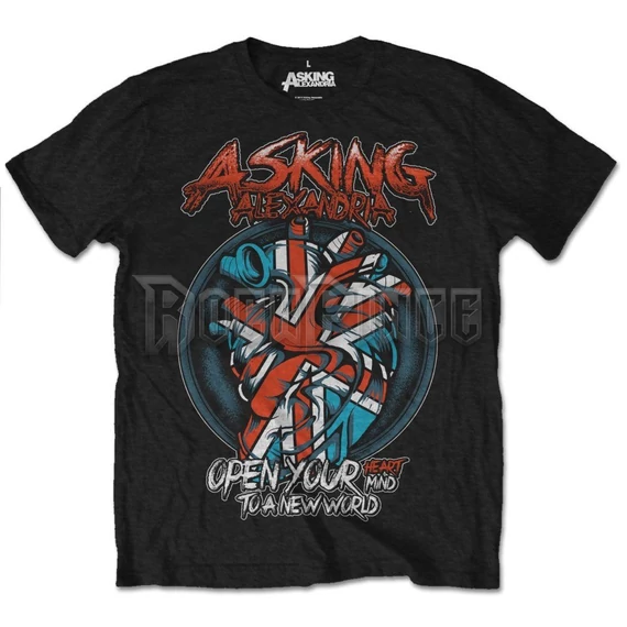 Asking Alexandria - Heart Attack - unisex póló - ASKTSP08MB