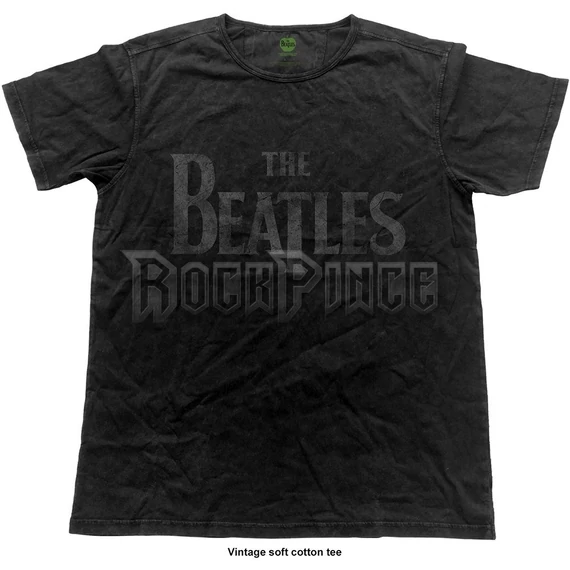 The Beatles - Logo - unisex póló - BEATVINTS06MB