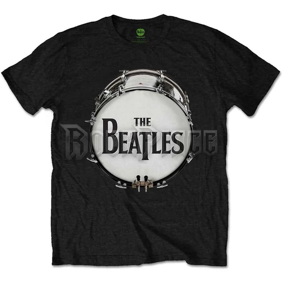 The Beatles - Original Drum Skin - Unisex Póló - BEATTEE268MB