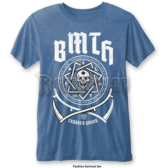 Bring Me The Horizon - Crooked Young - unisex póló - BMTHBO01MBL