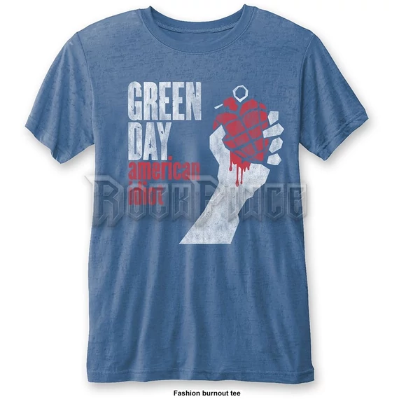 Green Day - American Idiot Vintage - unisex póló - GDBO01MBL