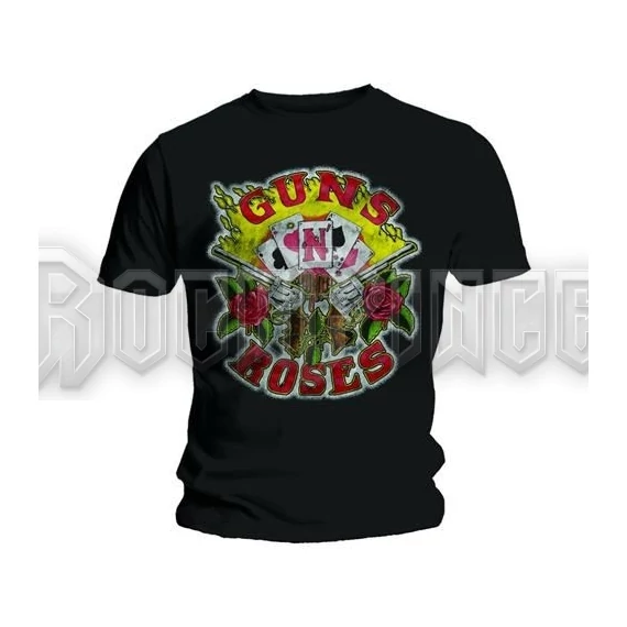 Guns N' Roses - Cards - Unisex Póló - GNR02