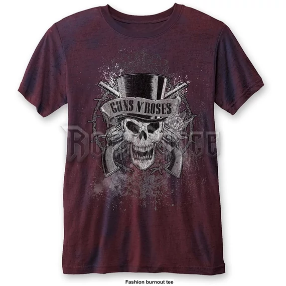 Guns N' Roses - Faded Skull - unisex póló - GNRBO01MNR