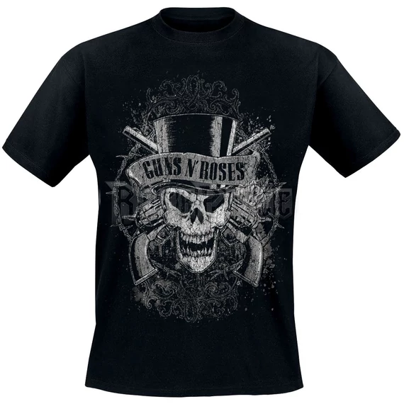Guns N' Roses - Faded Skull - UNISEX PÓLÓ