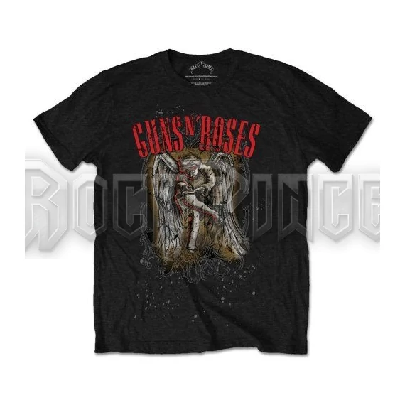 Guns N' Roses - Sketched Cherub - unisex póló - GNRTS10MB