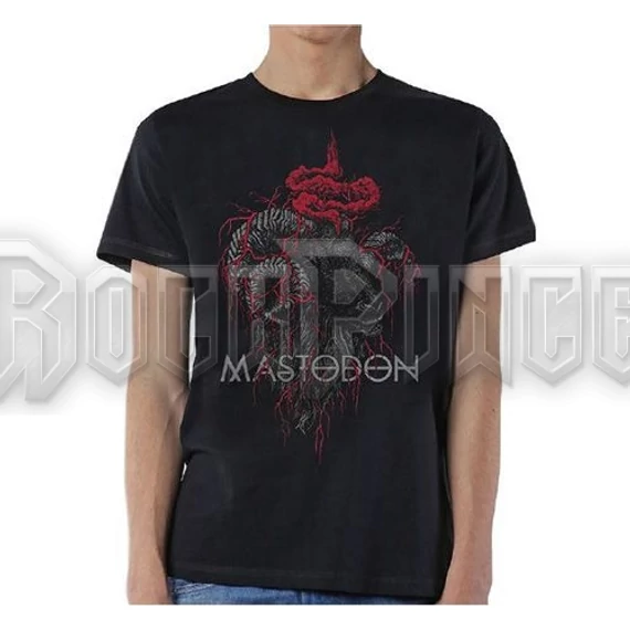 Mastodon - Rams Head Colour - unisex póló - MASTEE09MB