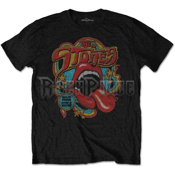 The Rolling Stones - Retro 70s Vibe - unisex póló - RSTS86MB