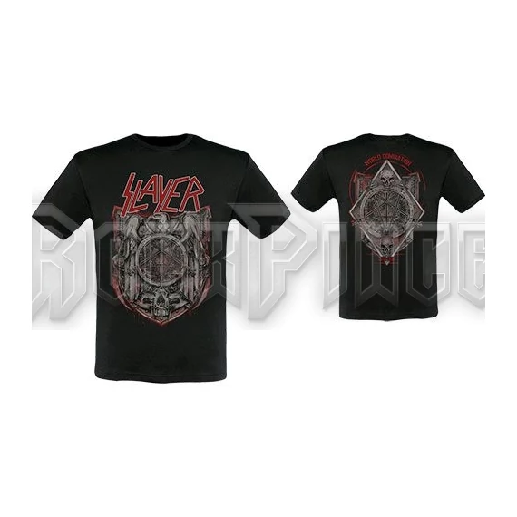 Slayer - Medal 2013/2014 Dates - Unisex Póló - SLAY01001A173