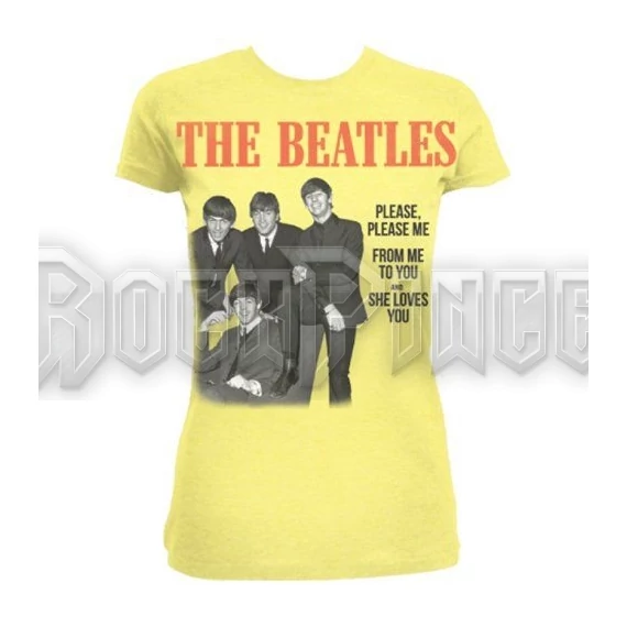 The Beatles - Please, Please Me - női póló - BEATTEE111LY