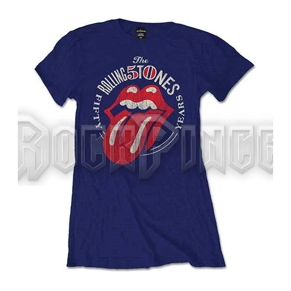 The Rolling Stones - 50th Anniversary Vintage - női póló - RSTEE01LN