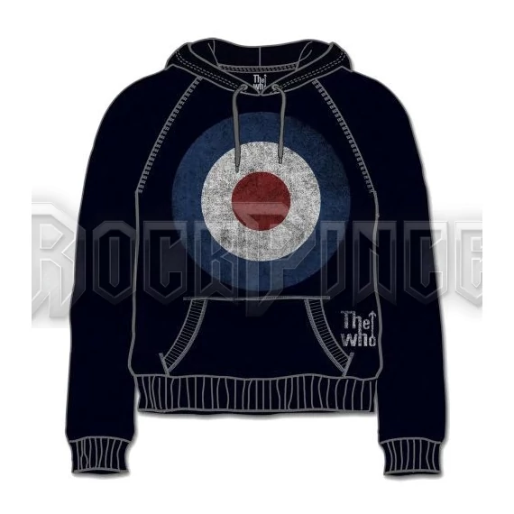 The Who - Target Distressed - unisex kapucnis pulóver - WHOHOOD02