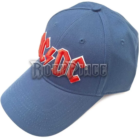 AC/DC: Red Logo (Farmerkék) - baseball sapka - ACDCCAP02D