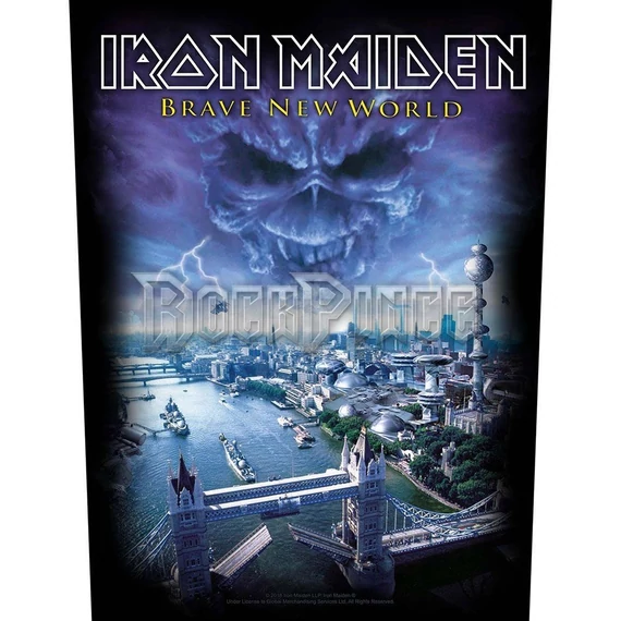 Iron Maiden - Brave New World - hátfelvarró - BP1110