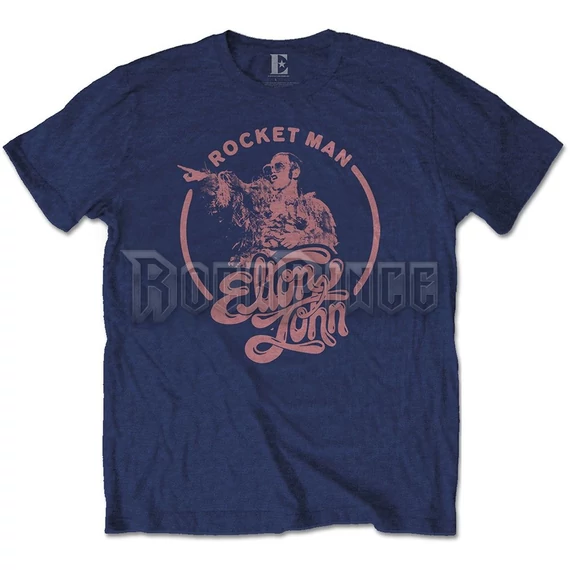 Elton John - Rocketman Circle Point - unisex póló - EJTEE15MN