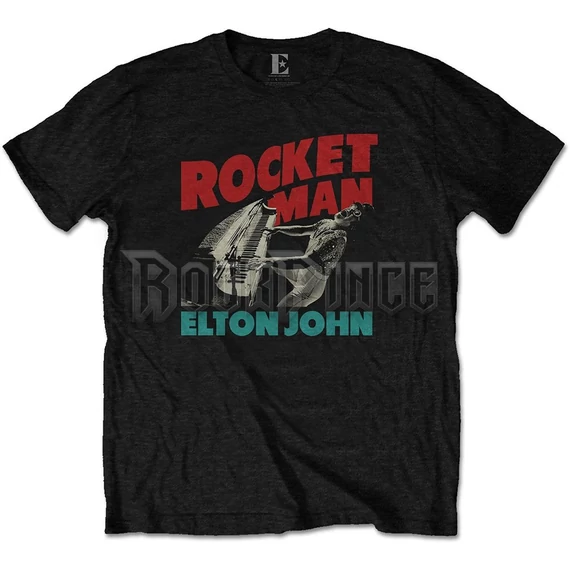 Elton John - Rocketman Piano - unisex póló - EJTEE16MB