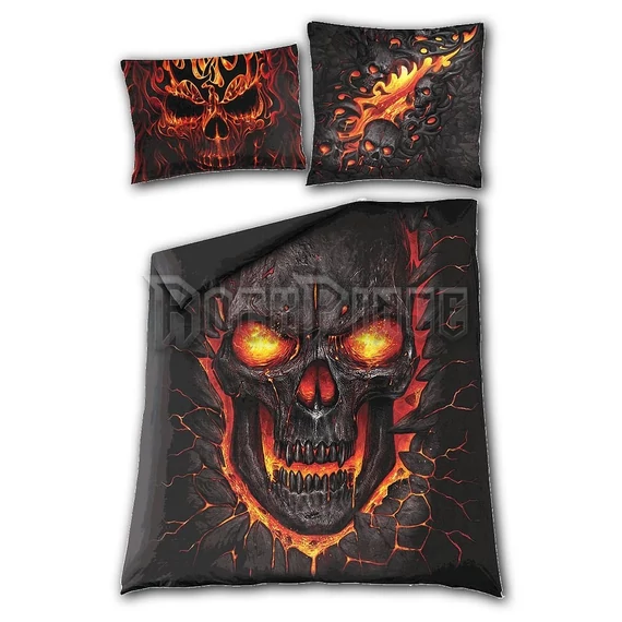 SKULL BLAST - Double Duvet Cover + UK And EU Pillow case - T152A510