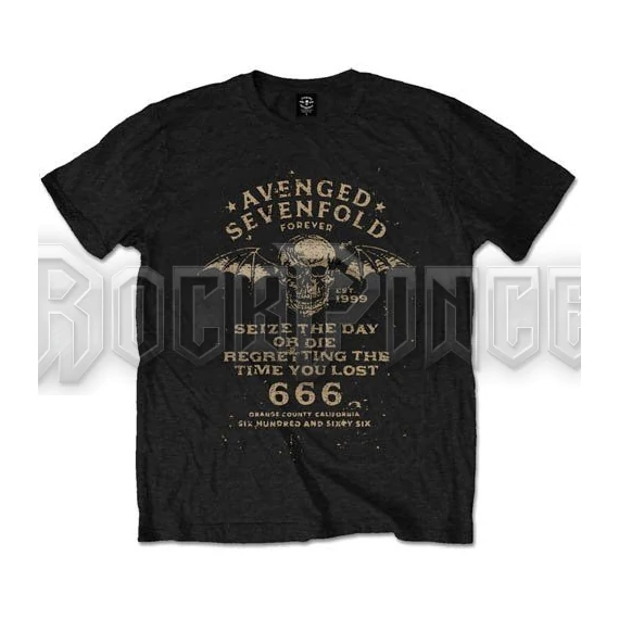 Avenged Sevenfold - Seize the Day - Unisex Póló - ASTS01