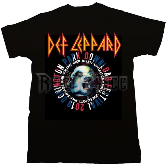 Def Leppard - Download Fest 2019 (Limited Edition) - unisex póló - DEFLTS14MB