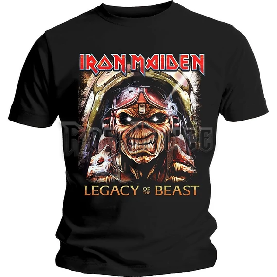 Iron Maiden - Legacy Aces - Unisex Póló - IMTEE86MB