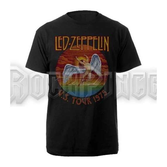 Led Zeppelin - USA Tour '75. - unisex póló - LZTS08MB