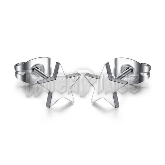 Tiny Silver Stars - fülbevaló