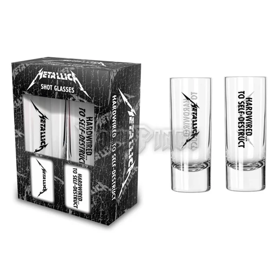 Metallica - Hardwired - 2 db-os felespohár szett - SG001