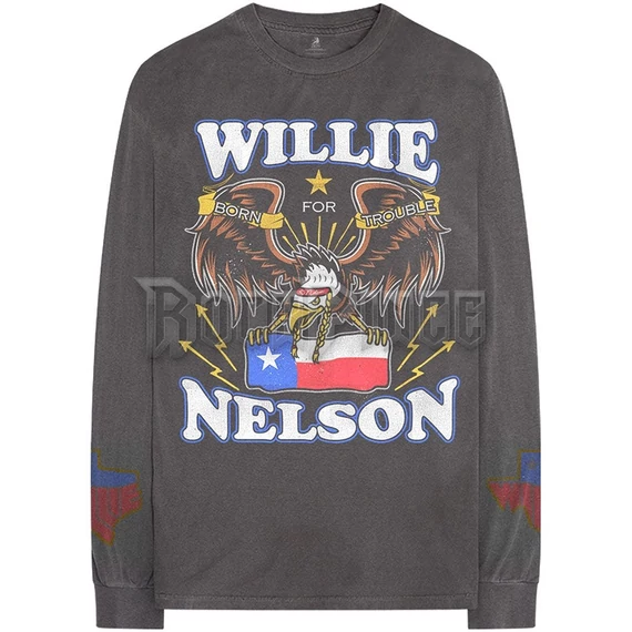 Willie Nelson - Texan Pride - unisex hosszú ujjú póló - WNLST03MC