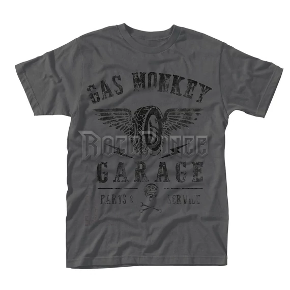 GAS MONKEY GARAGE - TYRES PARTS SERVICE - Unisex póló - PHD10171