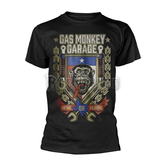 GAS MONKEY GARAGE - GO BIG OR GO HOME - Unisex póló - PHD10594