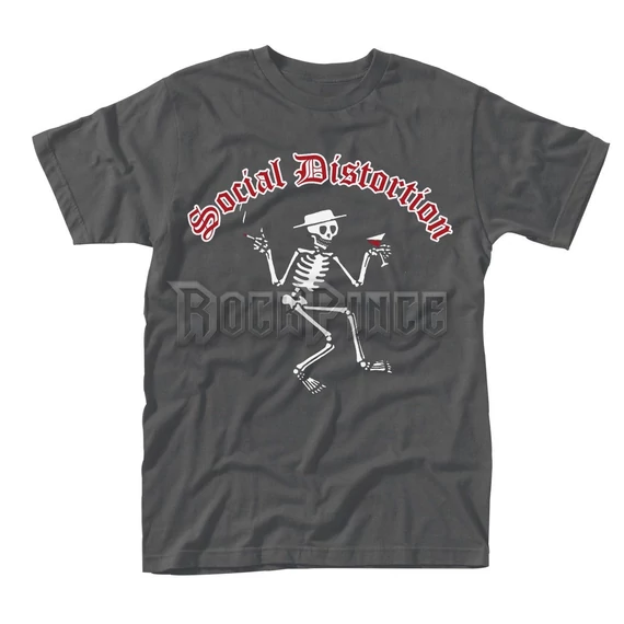 SOCIAL DISTORTION - SKELLY LOGO - Unisex póló - PHD10245