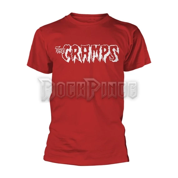 CRAMPS, THE - LOGO - WHITE (RED) - PH11317