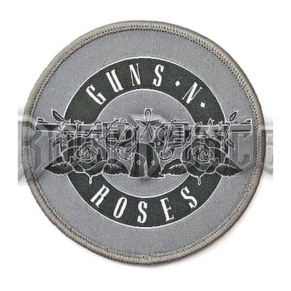 Guns N' Roses - White Circle Logo - Kisfelvarró / Folt - GNRPAT05