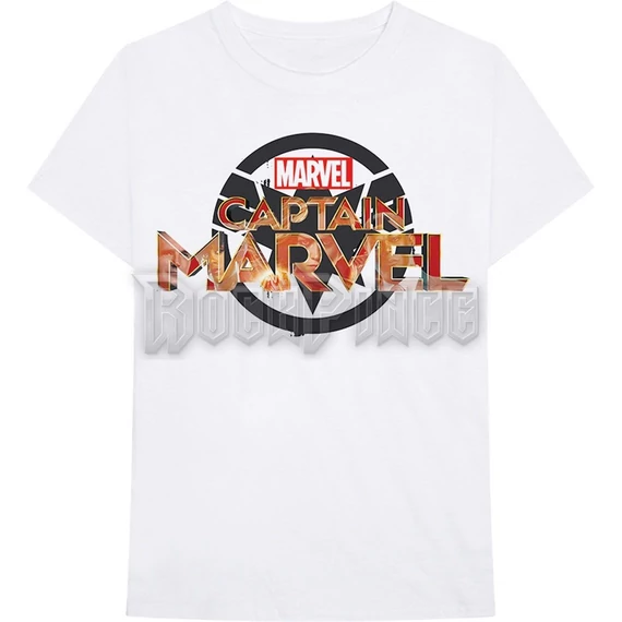 Marvel Comics - Captain Marvel New Logo - Unisex Póló - MARVTS63MW