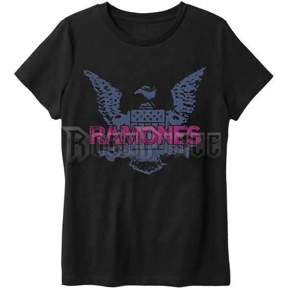 Ramones - Purple Eagle - Unisex Póló - RATS51MB