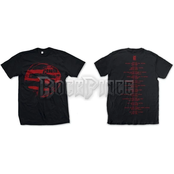 THE CURE - EASTERN RED LOGO - unisex póló - CURETS10MB